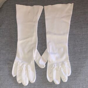 Elegant Vintage White Long Gloves•EVC!